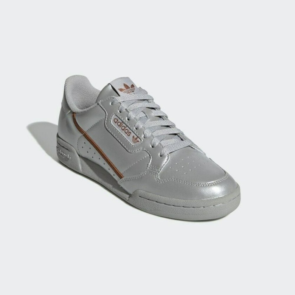 Adidas Originals Women's Grey Metallic Continental 80 Casual Shoes EE5565